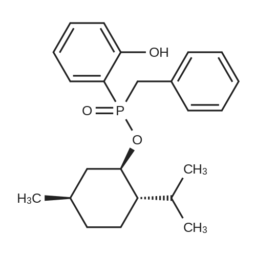 1464049-31-7 (Rp)-(1R,2S,5R)-2-Isopropyl-5-methylcyclohexyl benzyl(2-hydroxyphenyl)phosphinate