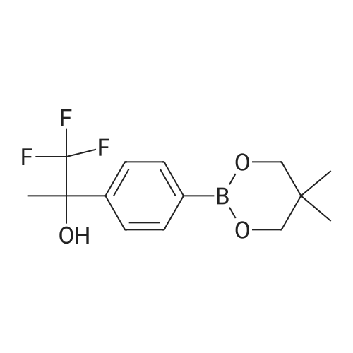 2-(4-(5,5-Dimethyl-1,3,2-dioxaborinan-2-yl)phenyl)-1,1,1-trifluoropropan-2-ol