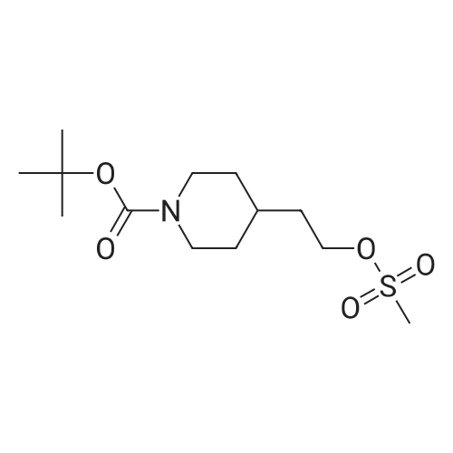 147699-19-2 tert-Butyl 4-(2-((methylsulfonyl)oxy)ethyl)piperidine-1-carboxylate
