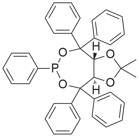 (3aR,8aR)-2,2-Dimethyl-4,4,6,8,8-pentaphenyltetrahydro-[1,3]dioxolo[4,5-e][1,3,2]dioxaphosphepine