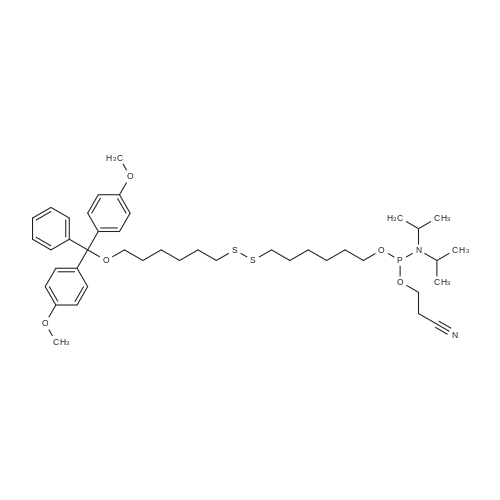 6-((6-(Bis(4-methoxyphenyl)(phenyl)methoxy)hexyl)disulfanyl)hexyl (2-cyanoethyl) diisopropylphosphor