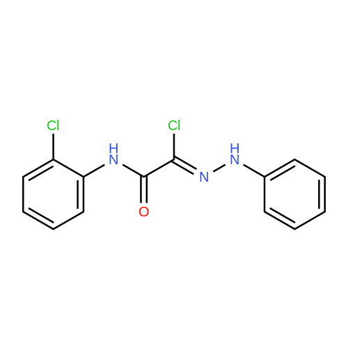148367-97-9  2-((2-Chlorophenyl)amino)-2-oxo-N'-phenylacetohydrazonoyl chloride