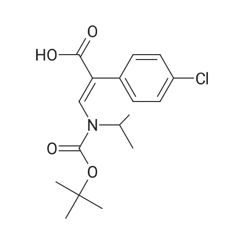(E)-3-((tert-Butoxycarbonyl)(isopropyl)amino)-2-(4-chlorophenyl)acrylic acid
