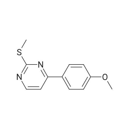 4-(4-Methoxyphenyl)-2-(methylthio)pyrimidine