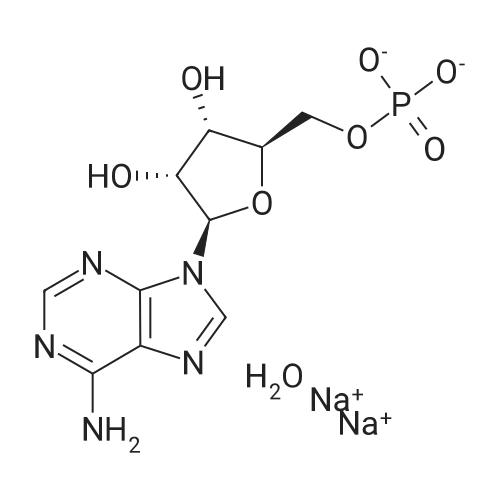 Sodium ((2R,3S,4R,5R)-5-(6-amino-9H-purin-9-yl)-3,4-dihydroxytetrahydrofuran-2-yl)methyl phosphate h