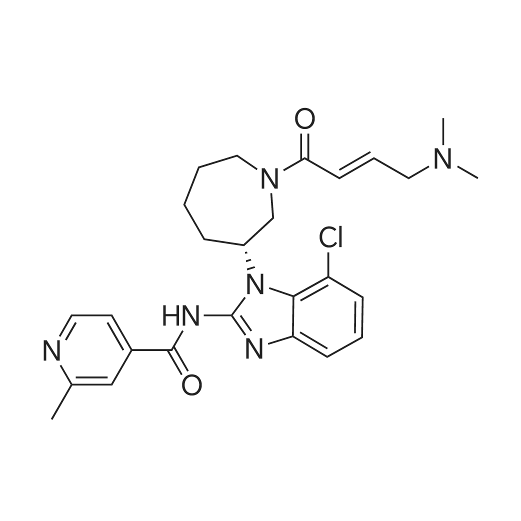(R,E)-N-(7-chloro-1-(1-(4-(dimethylamino)but-2-enoyl)azepan-3-yl)-1H-benzo[d]imidazol-2-yl)-2-methyl