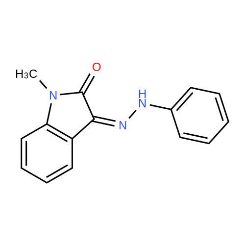 15096-16-9  1-Methyl-3-(2-phenylhydrazono)indolin-2-one