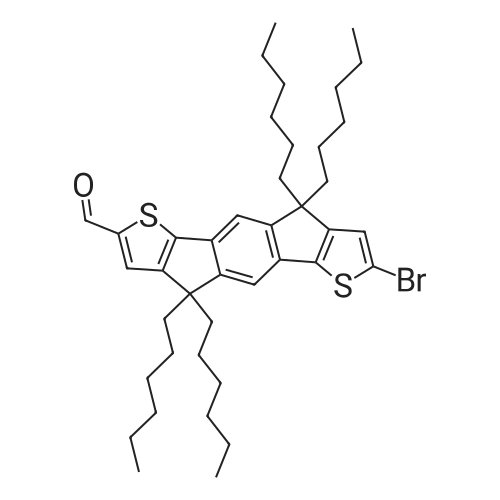 7-Bromo-4,4,9,9-tetrahexyl-4,9-dihydro-s-indaceno[1,2-b:5,6-b']dithiophene-2-carbaldehyde