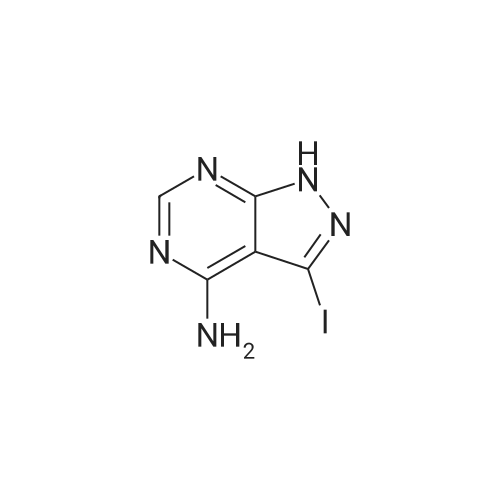 151266-23-8|3-Iodo-1H-pyrazolo[3,4-d]pyrimidin-4-amine