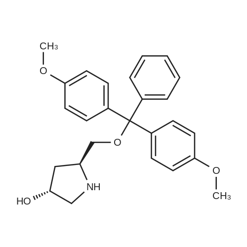 (3R,5S)-5-((Bis(4-methoxyphenyl)(phenyl)methoxy)methyl)pyrrolidin-3-ol