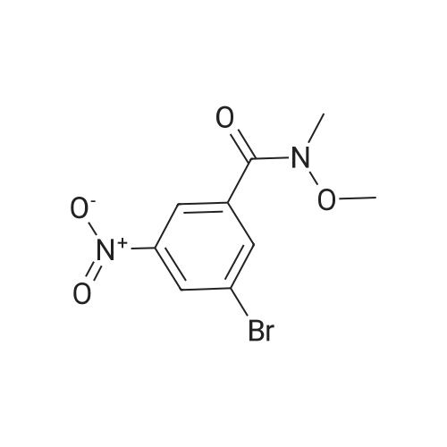 3-Bromo-N-methoxy-N-methyl-5-nitrobenzamide
