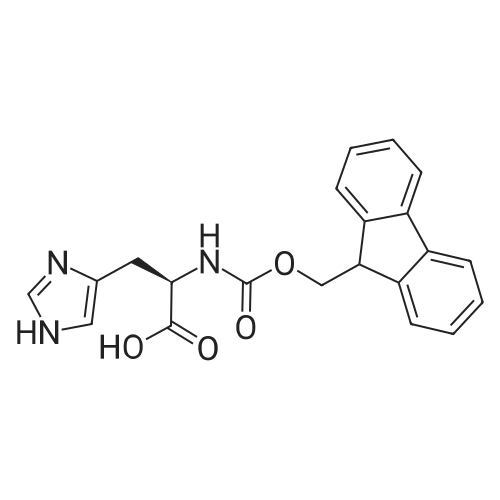 (R)-2-((((9H-Fluoren-9-yl)methoxy)carbonyl)amino)-3-(1H-imidazol-4-yl)propanoic acid