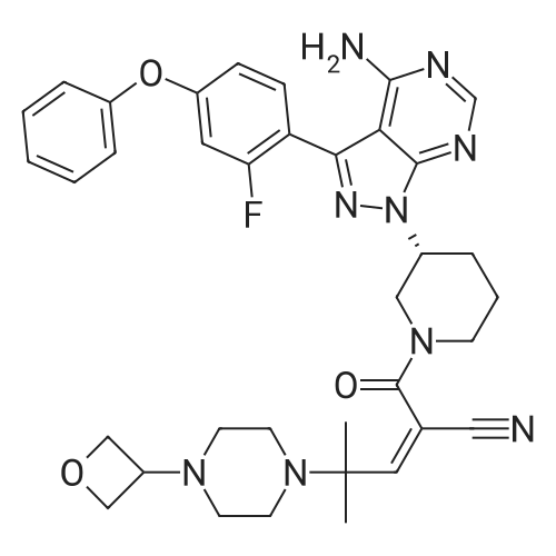 (R)-2-(3-(4-Amino-3-(2-fluoro-4-phenoxyphenyl)-1H-pyrazolo[3,4-d]pyrimidin-1-yl)piperidine-1-carbony
