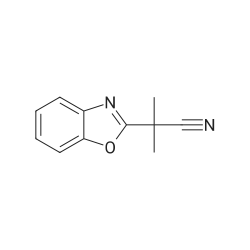 2-(Benzo[d]oxazol-2-yl)-2-methylpropanenitrile
