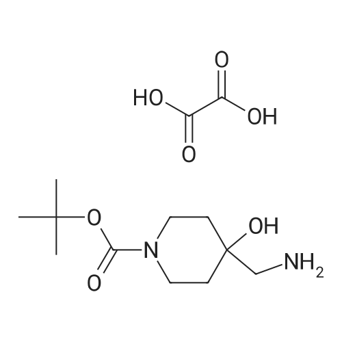 tert-Butyl 4-(aminomethyl)-4-hydroxypiperidine-1-carboxylate oxalate