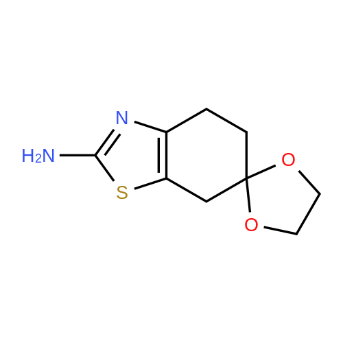 159015-33-5| 5,7-Dihydro-4H-spiro[1,3-benzothiazole-6,2'-[1,3]dioxolane]-2-amine