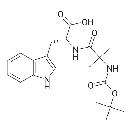 (R)-2-(2-((tert-Butoxycarbonyl)amino)-2-methylpropanamido)-3-(1H-indol-3-yl)propanoic acid