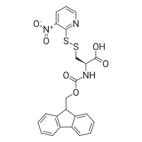 (R)-2-((((9H-Fluoren-9-yl)methoxy)carbonyl)amino)-3-((3-nitropyridin-2-yl)disulfanyl)propanoic acid