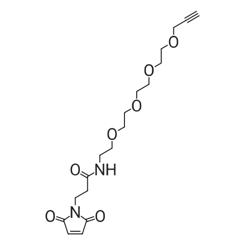 3-(2,5-Dioxo-2,5-dihydro-1H-pyrrol-1-yl)-N-(3,6,9,12-tetraoxapentadec-14-yn-1-yl)propanamide