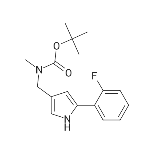 1610043-63-4|tert-Butyl ((5-(2-fluorophenyl)-1H-pyrrol-3-yl)methyl)(methyl)carbamate