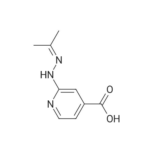 2-(2-(Propan-2-ylidene)hydrazinyl)isonicotinic acid