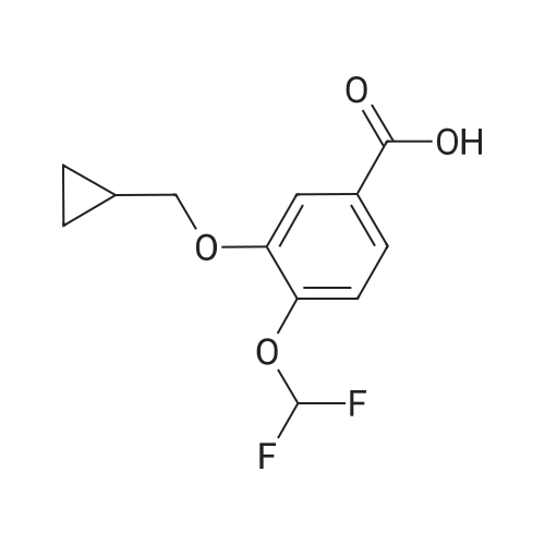 3-(Cyclopropylmethoxy)-4-(difluoromethoxy)benzoic acid