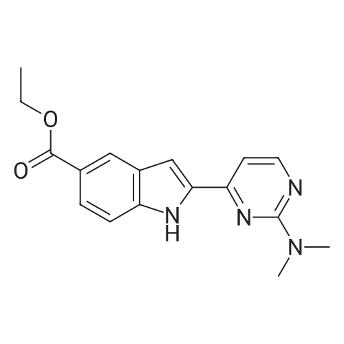 Ethyl 2-(2-(dimethylamino)pyrimidin-4-yl)-1H-indole-5-carboxylate