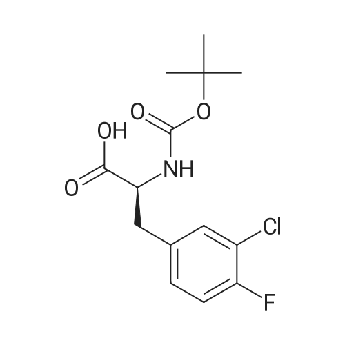 (S)-2-((tert-Butoxycarbonyl)amino)-3-(3-chloro-4-fluorophenyl)propanoic acid
