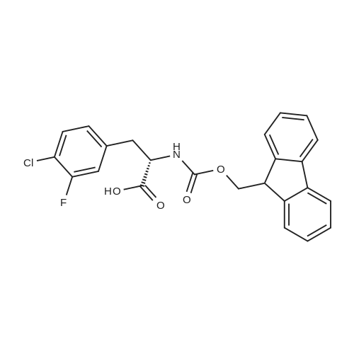 (S)-2-((((9H-Fluoren-9-yl)methoxy)carbonyl)amino)-3-(4-chloro-3-fluorophenyl)propanoic acid