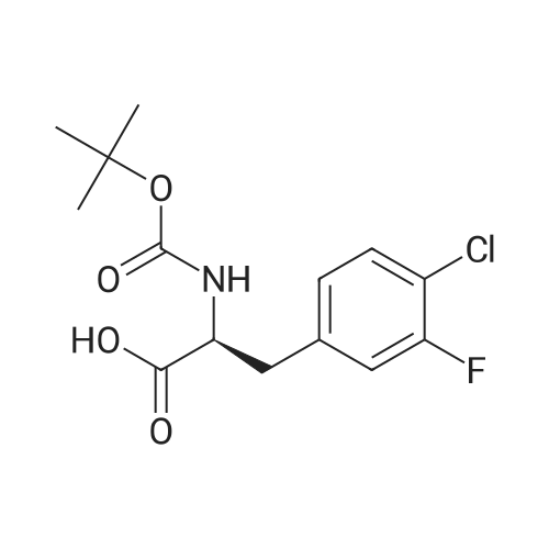 (S)-2-((tert-Butoxycarbonyl)amino)-3-(4-chloro-3-fluorophenyl)propanoic acid