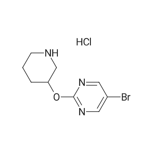 5-Bromo-2-(piperidin-3-yloxy)pyrimidine hydrochloride