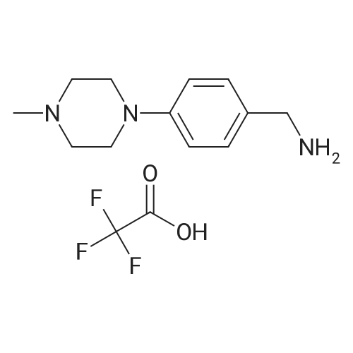 (4-(4-Methylpiperazin-1-yl)phenyl)methanamine 2,2,2-trifluoroacetate