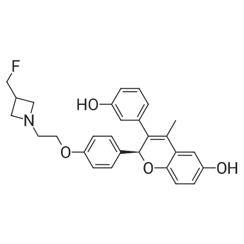 (S)-2-(4-(2-(3-(Fluoromethyl)azetidin-1-yl)ethoxy)phenyl)-3-(3-hydroxyphenyl)-4-methyl-2H-chromen-6-