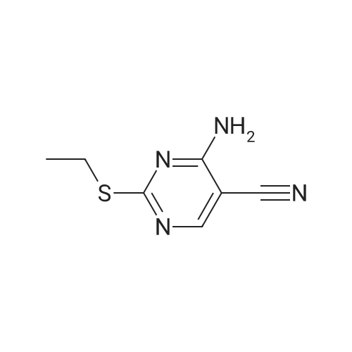 4-Amino-2-(ethylthio)-5-pyrimidinecarbonitrile