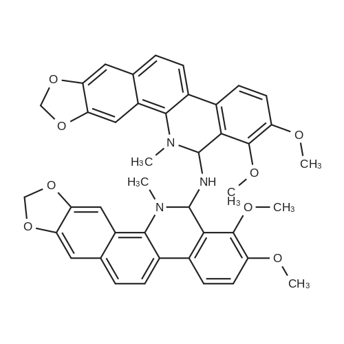 Bis(1,2-dimethoxy-12-methyl-12,13-dihydro-[1,3]dioxolo[4',5':4,5]benzo[1,2-c]phenanthridin-13-yl)ami