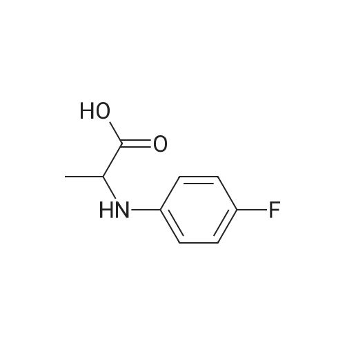 2-((4-Fluorophenyl)amino)propanoic acid