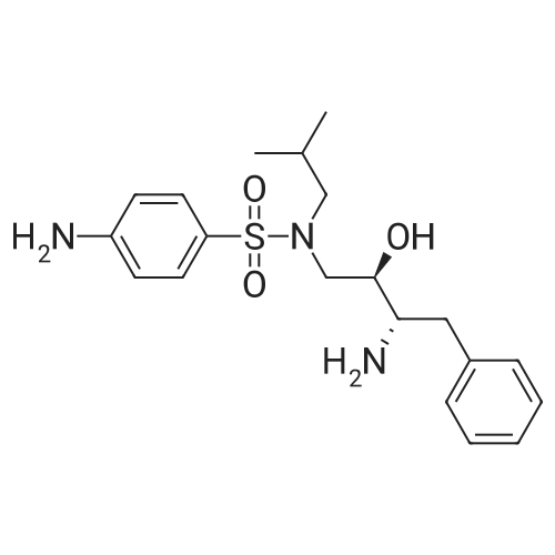 4-Amino-N-((2R,3S)-3-amino-2-hydroxy-4-phenylbutyl)-N-isobutylbenzenesulfonamide