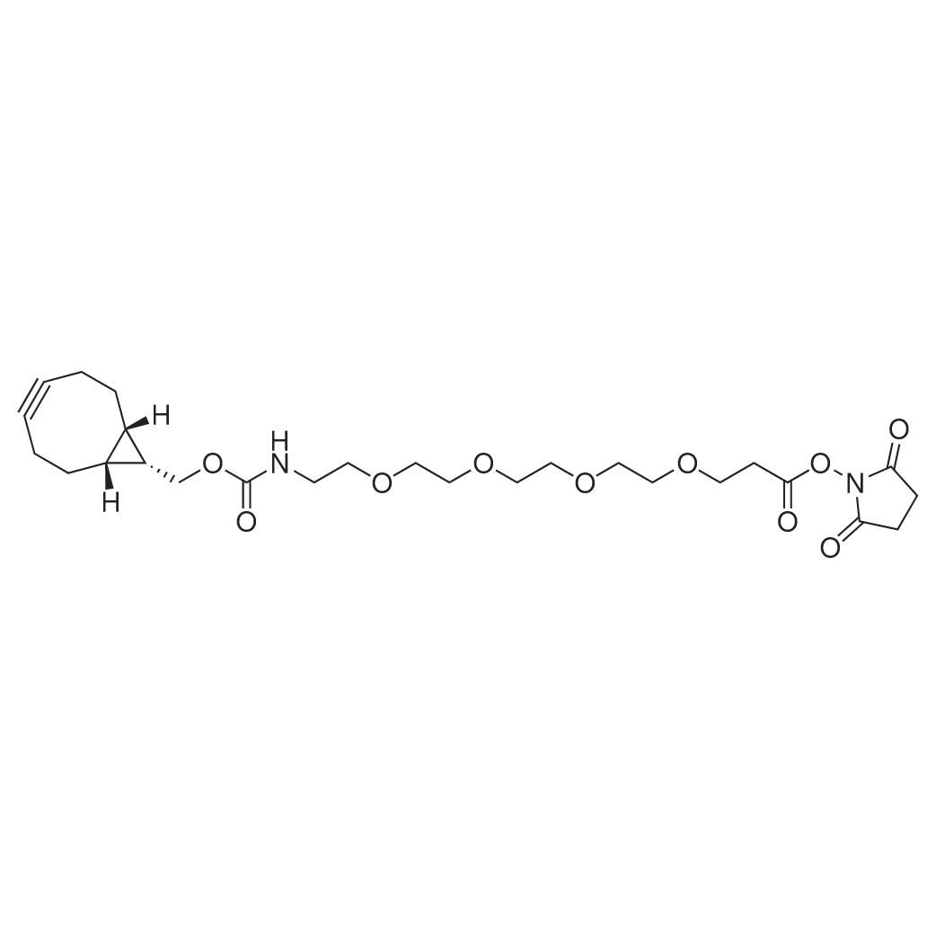rel-2,5-Dioxopyrrolidin-1-yl 1-((1R,8S,9s)-bicyclo[6.1.0]non-4-yn-9-yl)-3-oxo-2,7,10,13,16-pentaoxa-