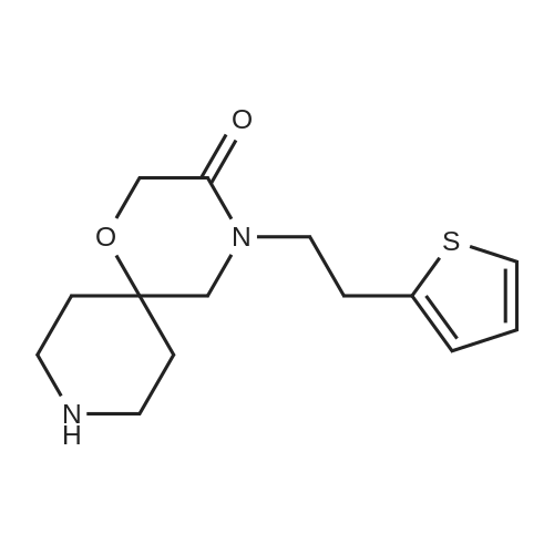 4-(2-(Thiophen-2-yl)ethyl)-1-oxa-4,9-diazaspiro[5.5]undecan-3-one