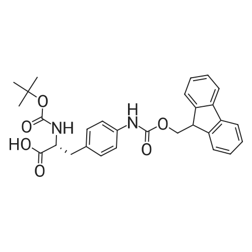 (R)-3-(4-((((9H-Fluoren-9-yl)methoxy)carbonyl)amino)phenyl)-2-((tert-butoxycarbonyl)amino)propanoic 