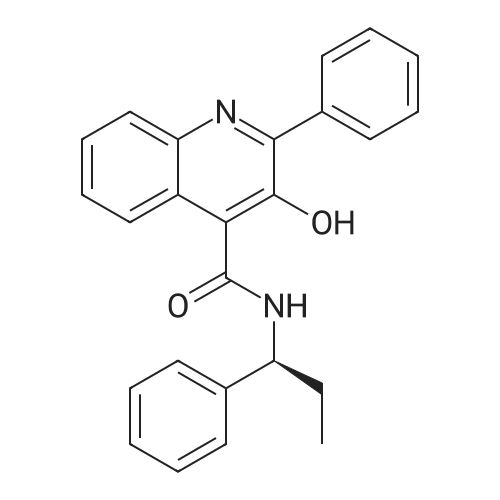 (S)-3-Hydroxy-2-phenyl-N-(1-phenylpropyl)quinoline-4-carboxamide