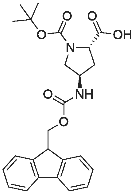 (2S,4R)-4-((((9H-Fluoren-9-yl)methoxy)carbonyl)amino)-1-(tert-butoxycarbonyl)pyrrolidine-2-carboxyli