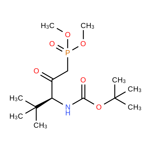 176504-89-5 (S)-tert-Butyl (1-(dimethoxyphosphoryl)-4,4-dimethyl-2-oxopentan-3-yl)carbamate