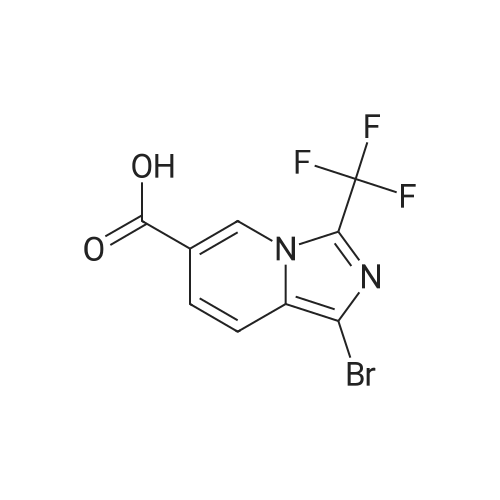 1-Bromo-3-(trifluoromethyl)imidazo[1,5-a]pyridine-6-carboxylic acid