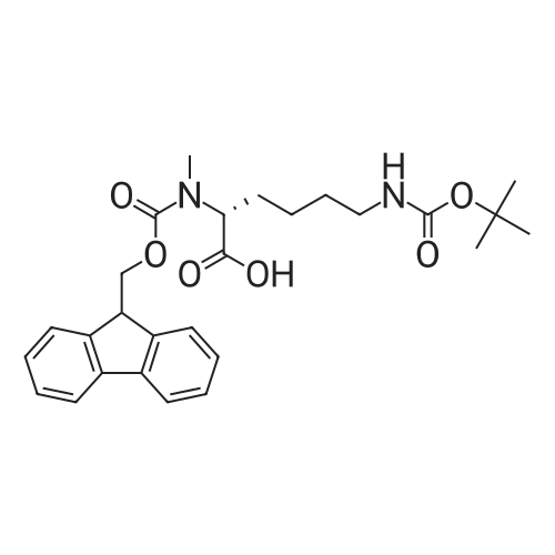 (R)-2-((((9H-Fluoren-9-yl)methoxy)carbonyl)(methyl)amino)-6-((tert-butoxycarbonyl)amino)hexanoic aci