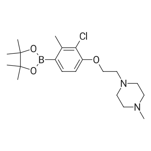 1-(2-(2-Chloro-3-methyl-4-(4,4,5,5-tetramethyl-1,3,2-dioxaborolan-2-yl)phenoxy)ethyl)-4-methylpipera