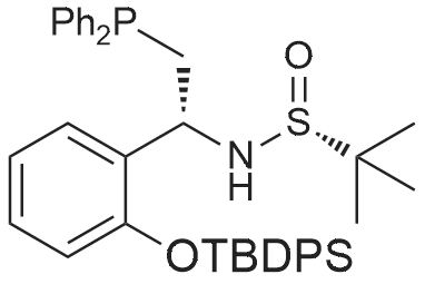 (R)-N-((R)-1-(2-((tert-Butyldiphenylsilyl)oxy)phenyl)-2-(diphenylphosphanyl)ethyl)-2-methylpropane-2