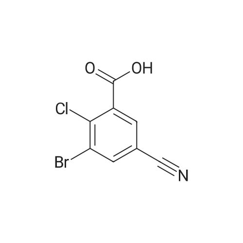 3-Bromo-2-chloro-5-cyanobenzoic acid
