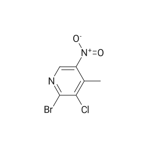 2-Bromo-3-chloro-4-methyl-5-nitropyridine