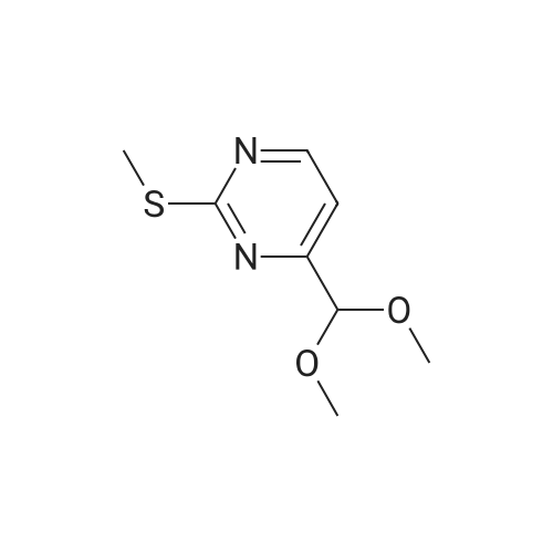4-(Dimethoxymethyl)-2-(methylthio)pyrimidine